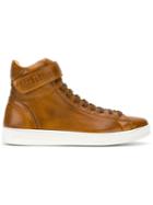 Mr. Hare Stang Hi-top Sneakers, Men's, Size: 7, Brown, Buffalo Leather/leather/rubber