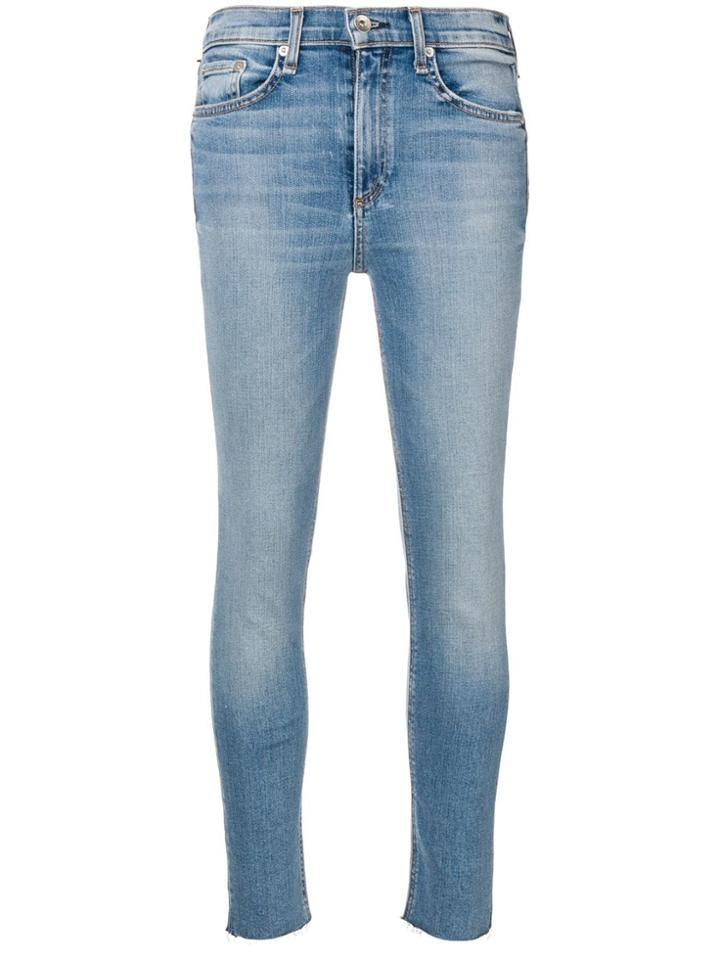 Rag & Bone Skinny Fit Jeans - Blue