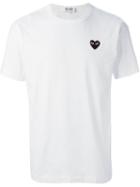 Comme Des Garçons Play 'black Play' T-shirt, Men's, Size: Large, White, Cotton