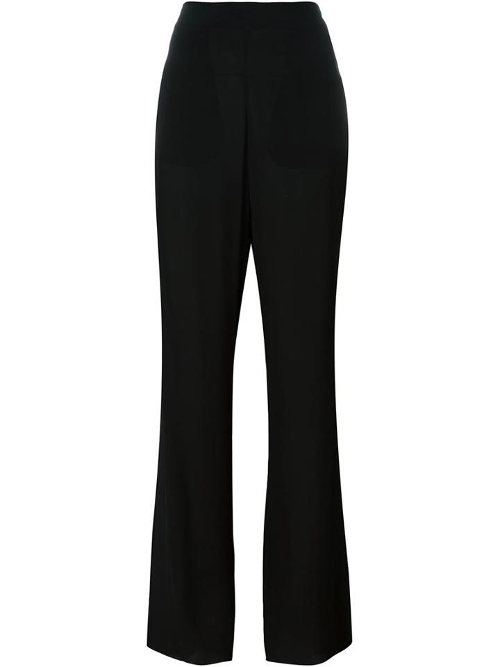 Dsquared2 Wide Leg Trousers, Women's, Size: 38, Black, Silk