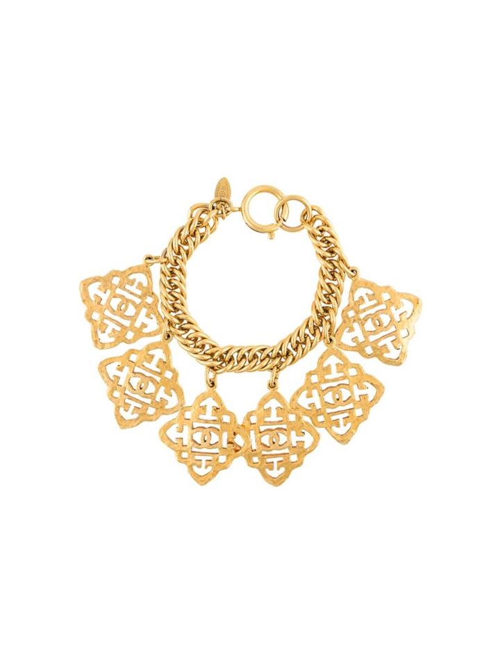 Chanel Vintage Regency Charm Bracelet