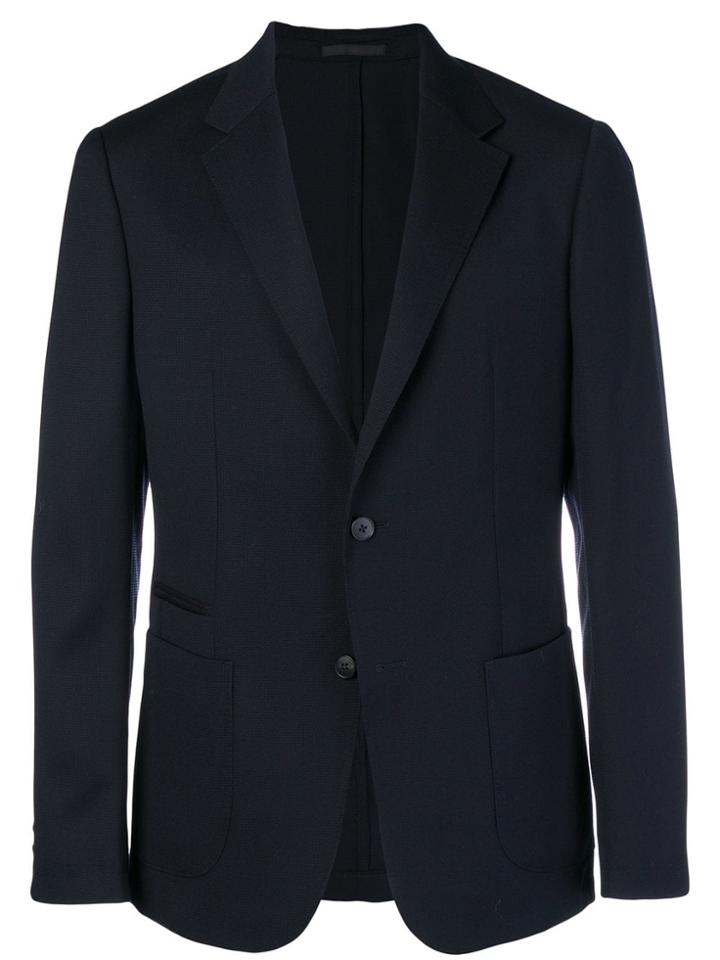Z Zegna Slim Fit Suit Jacket - Blue