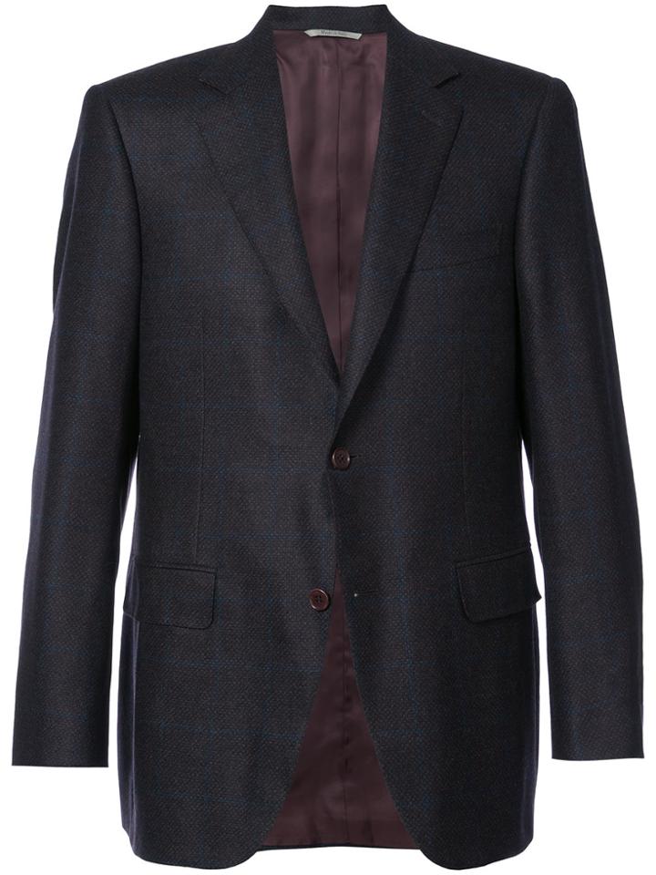 Canali Tailored Slim Fit Jacket - Pink & Purple