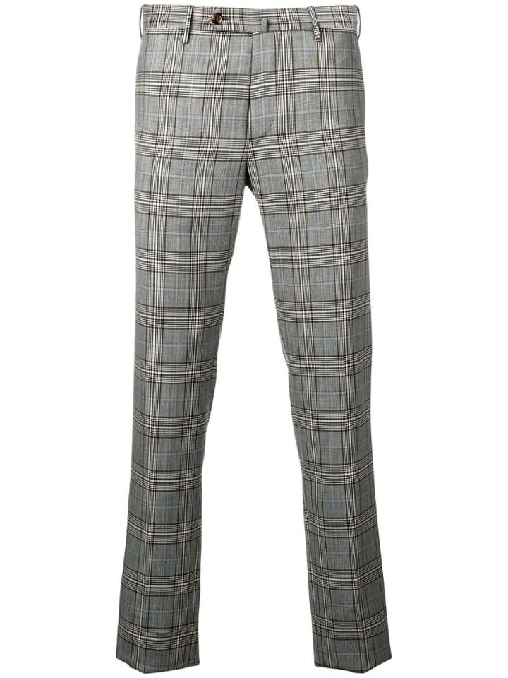 Pt01 Super Slim Fit Trousers - Brown