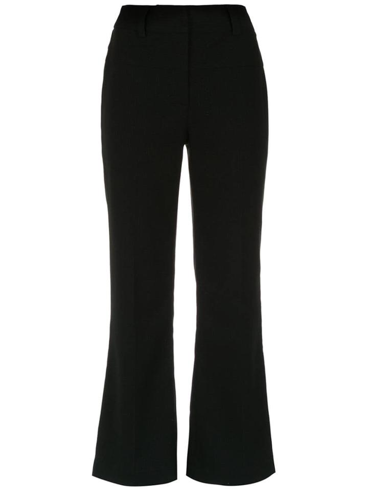 Martha Medeiros Cropped Trousers - Black