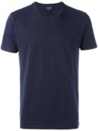 Armani Jeans Plain T-shirt, Men's, Size: Small, Blue, Cotton
