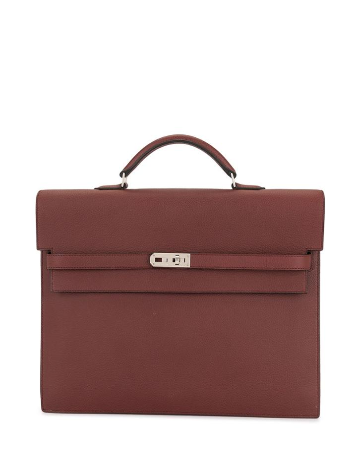 Hermès Pre-owned Kelly Depeche 34 Briefcase - Brown