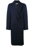 Jil Sander - Capo Verde Coat - Women - Silk/cotton/cupro - 34, Blue, Silk/cotton/cupro