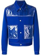 Maison Margiela Vinyl Patches Denim Jacket - Blue