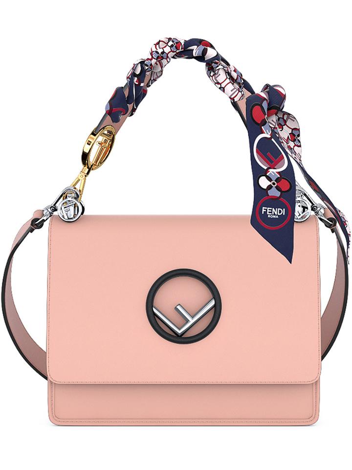 Fendi Customisable Kan I F Bag - Pink & Purple