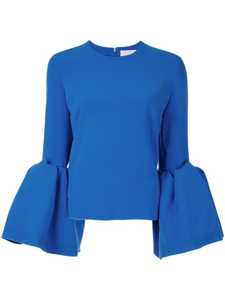 Roksanda Bell Sleeve Top - Blue