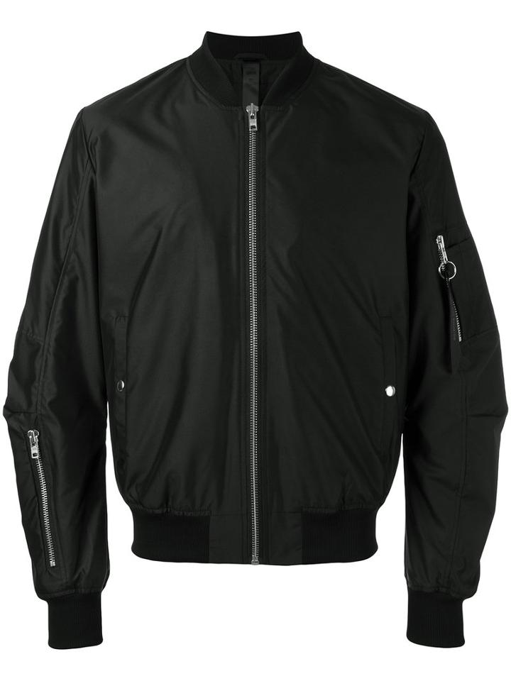 Odeur - 'tech' Bomber Jacket - Unisex - Polyamide/polyester - S, Black, Polyamide/polyester