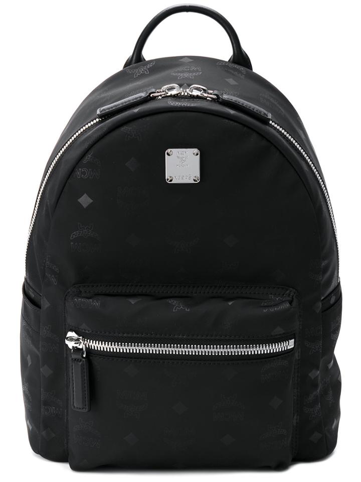 Mcm Dieter Print Backpack - Black