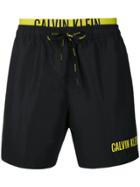 Calvin Klein Jeans Drawstring Swm Shorts - Black