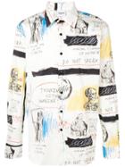 Sss World Corp Printed Pop Shirt - White