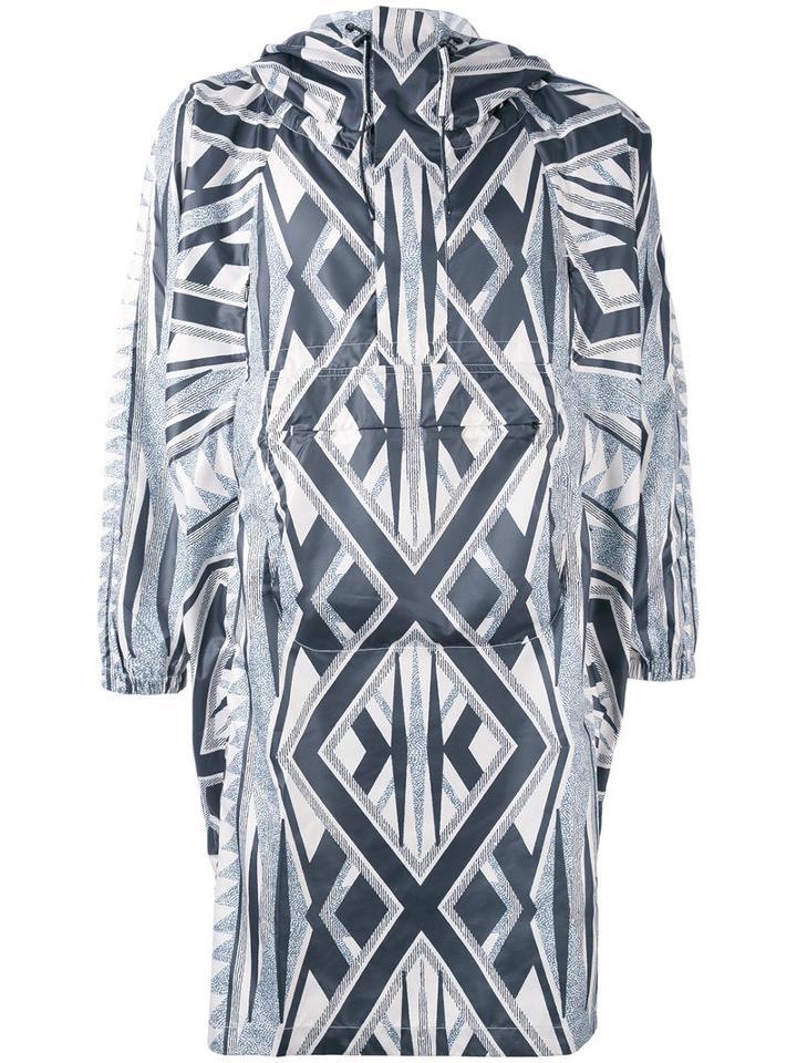 Snow Peak - Printed Hooded Jacket - Men - Polyester - 1, White, Polyester