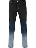 Just Cavalli Gradient Slim-fit Jeans, Men's, Size: 33, Blue, Cotton/polyester/spandex/elastane