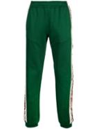 Gucci Side Stripe Track Pants - Green