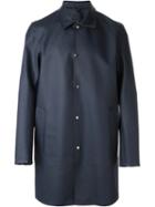 Stutterheim 'vasastan' Raincoat, Men's, Size: Medium, Blue, Cotton/polyester/pvc