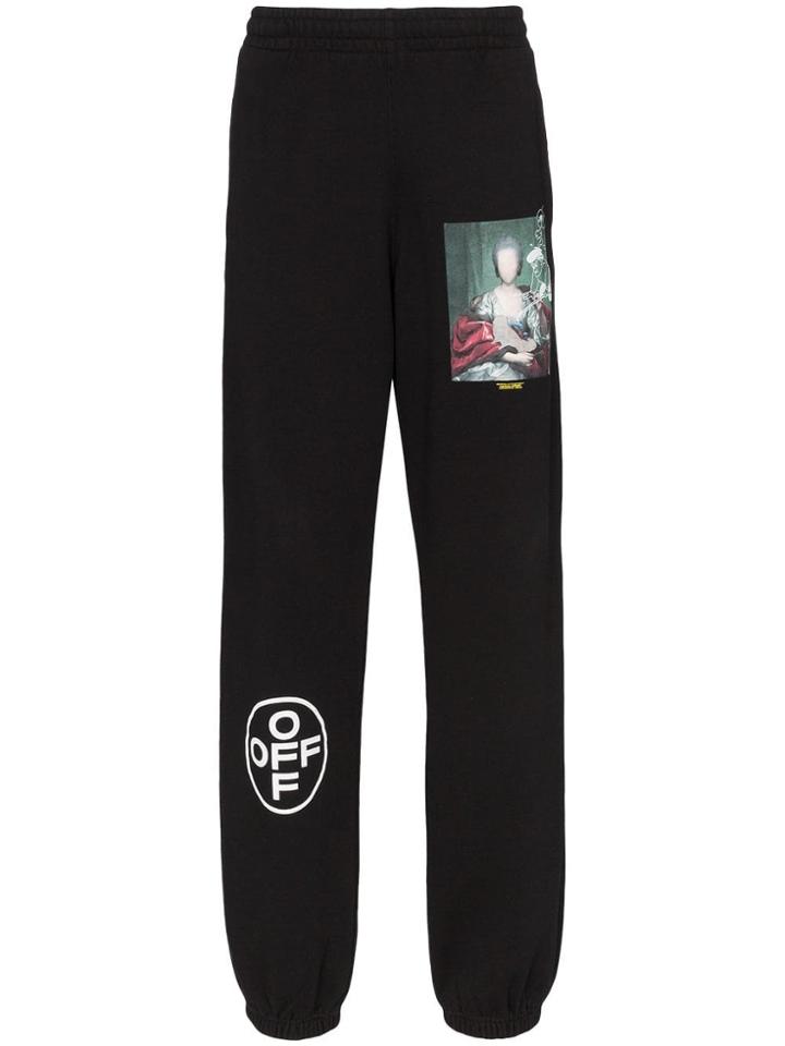 Off-white Mariana De Silva Print Track Trousers - Black