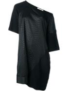 A.f.vandevorst 161 Fairest Dropped Shoulder Dress, Women's, Size: 40, Black, Polyester/cotton/spandex/elastane