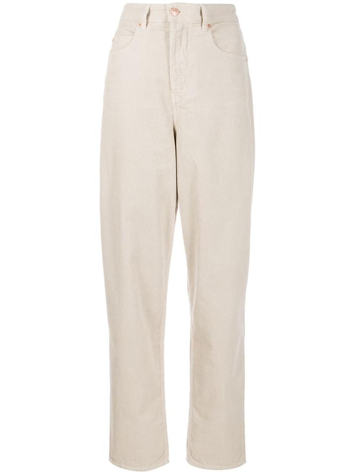 Isabel Marant Étoile Oversized Boyfriend Fit Corduroy Trousers -