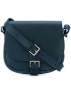 Alexandre Mareuil - Saddle Shoulder Bag - Women - Leather/suede - One Size, Women's, Blue, Leather/suede