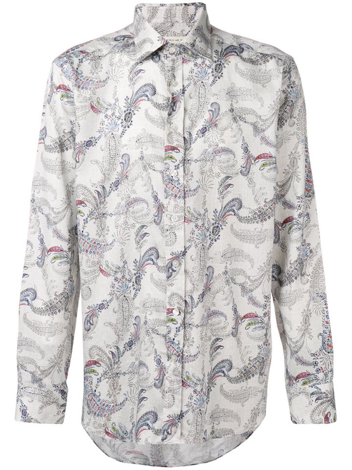 Etro Paisley Shirt - Grey