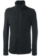 Forme D'expression Asymmetric Zip Jacket, Men's, Size: Large, Grey, Cotton