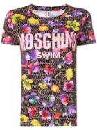 Moschino Logo Bear Print T-shirt - Brown