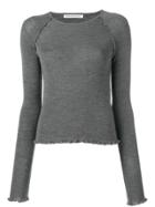T By Alexander Wang Jersey Knitted Top - Grey