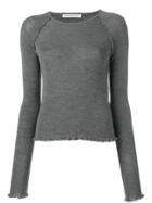 T By Alexander Wang Jersey Knitted Top - Grey