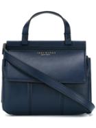 Tory Burch T Mini Tote, Women's, Blue, Leather