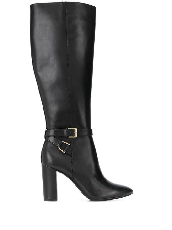 Lauren Ralph Lauren Pointed Toe Knee Length Boots - Black