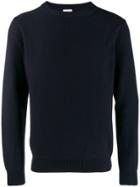 Caruso Round Neck Sweater - Blue