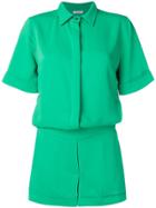 P.a.r.o.s.h. Short-sleeve Playsuit - Green