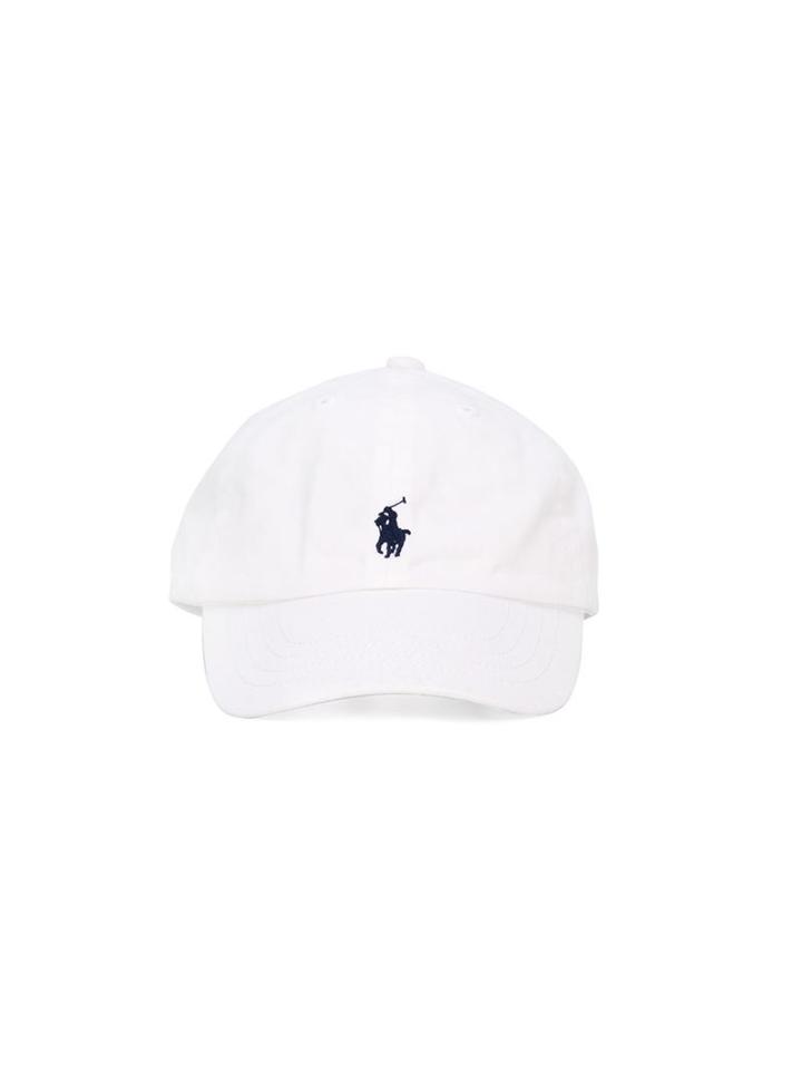 Ralph Lauren Kids Logo Baseball Cap, Boy's, White