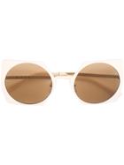Marni Eyewear Square Frame Sunglasses - Nude & Neutrals