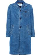 Prada Vintage Denim Coat - Blue