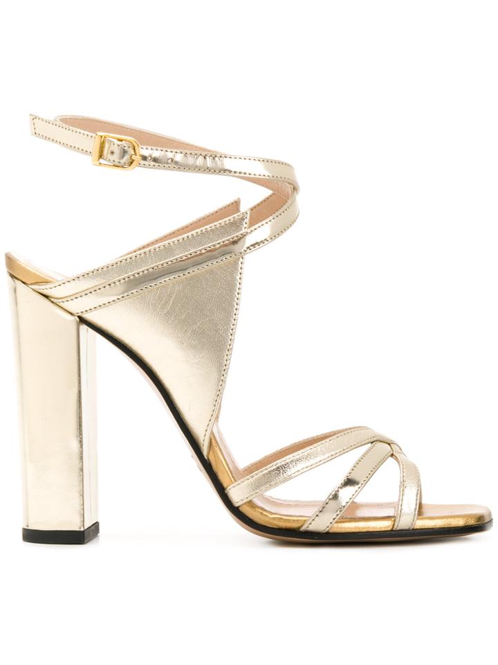 Marc Ellis Strappy Sandals - Metallic