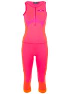 Adidas By Stella Mccartney Seamless Yoga All-in-one - Pink & Purple