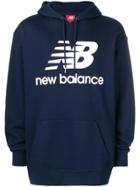 New Balance Logo Print Hoodie - Blue