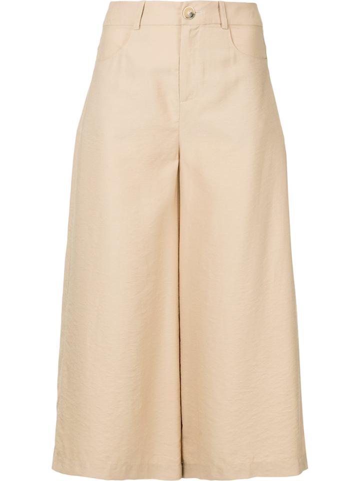 Aeron High Waist Culottes - Brown