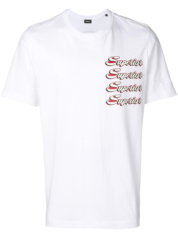 Diesel Superior Print T-shirt - White