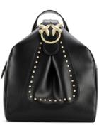 Pinko Studded Chain Detail Backpack - Black