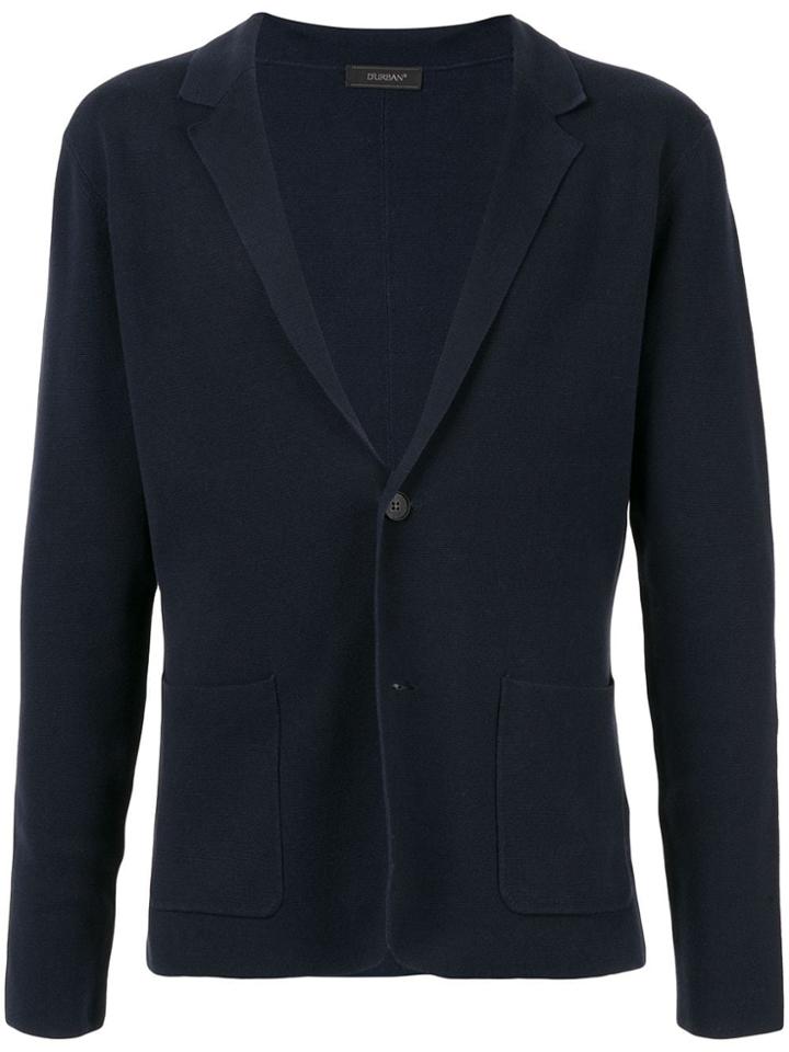 D'urban Blazer Style Cardigan - Blue