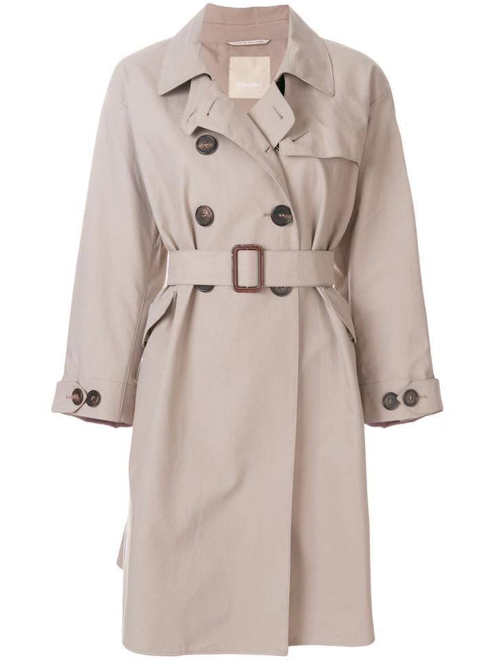 's Max Mara Belted Trench - Nude & Neutrals