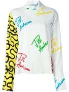 J.w.anderson Logo Print Blouse