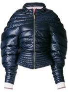 Thom Browne Downfill Hooded Jacket With Center Front Zip In Ripstop -