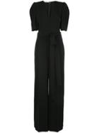 Stella Mccartney Cady Wide-leg Jumpsuit - Black
